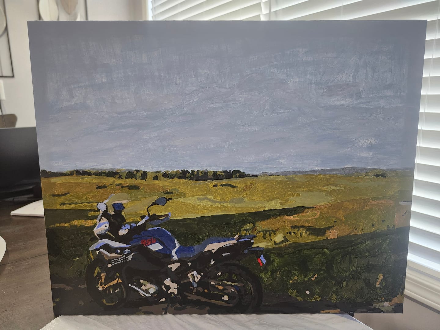 Customer photo review of Custom Paint By Numbers Kit