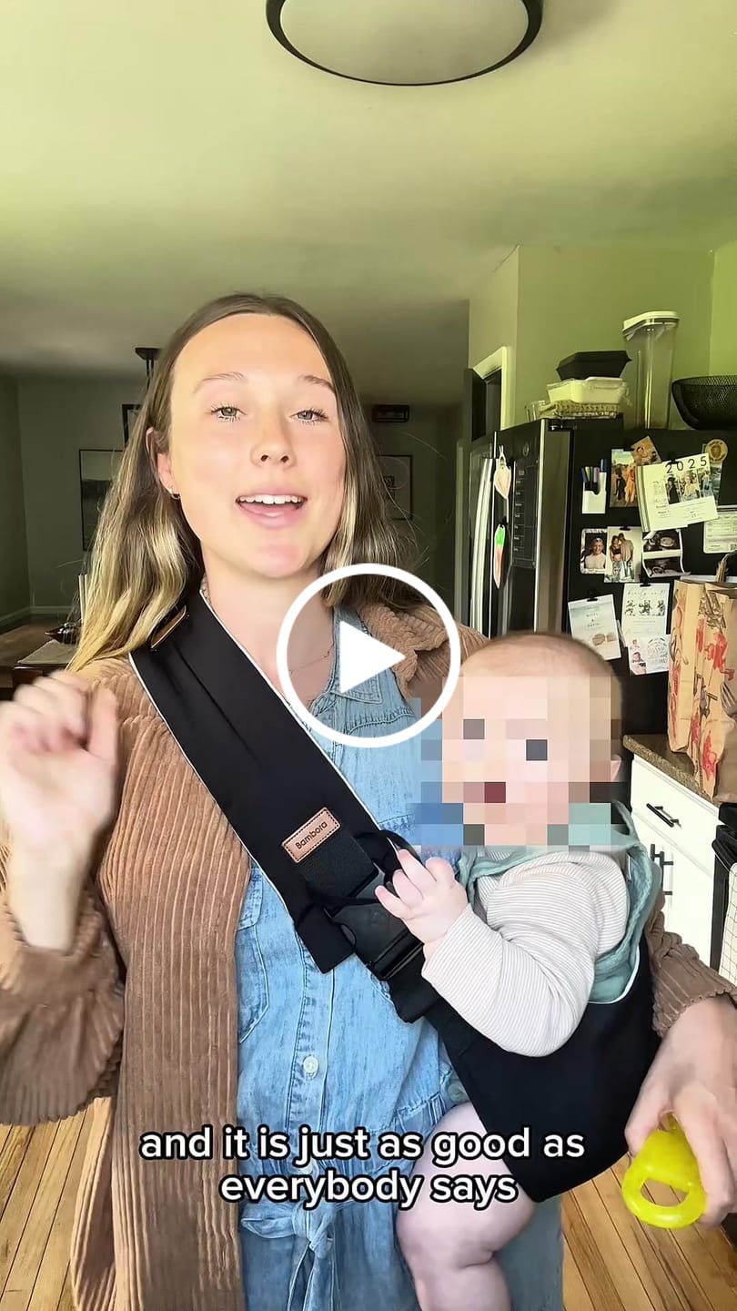 Customer video review of Bambora Sling Carrier