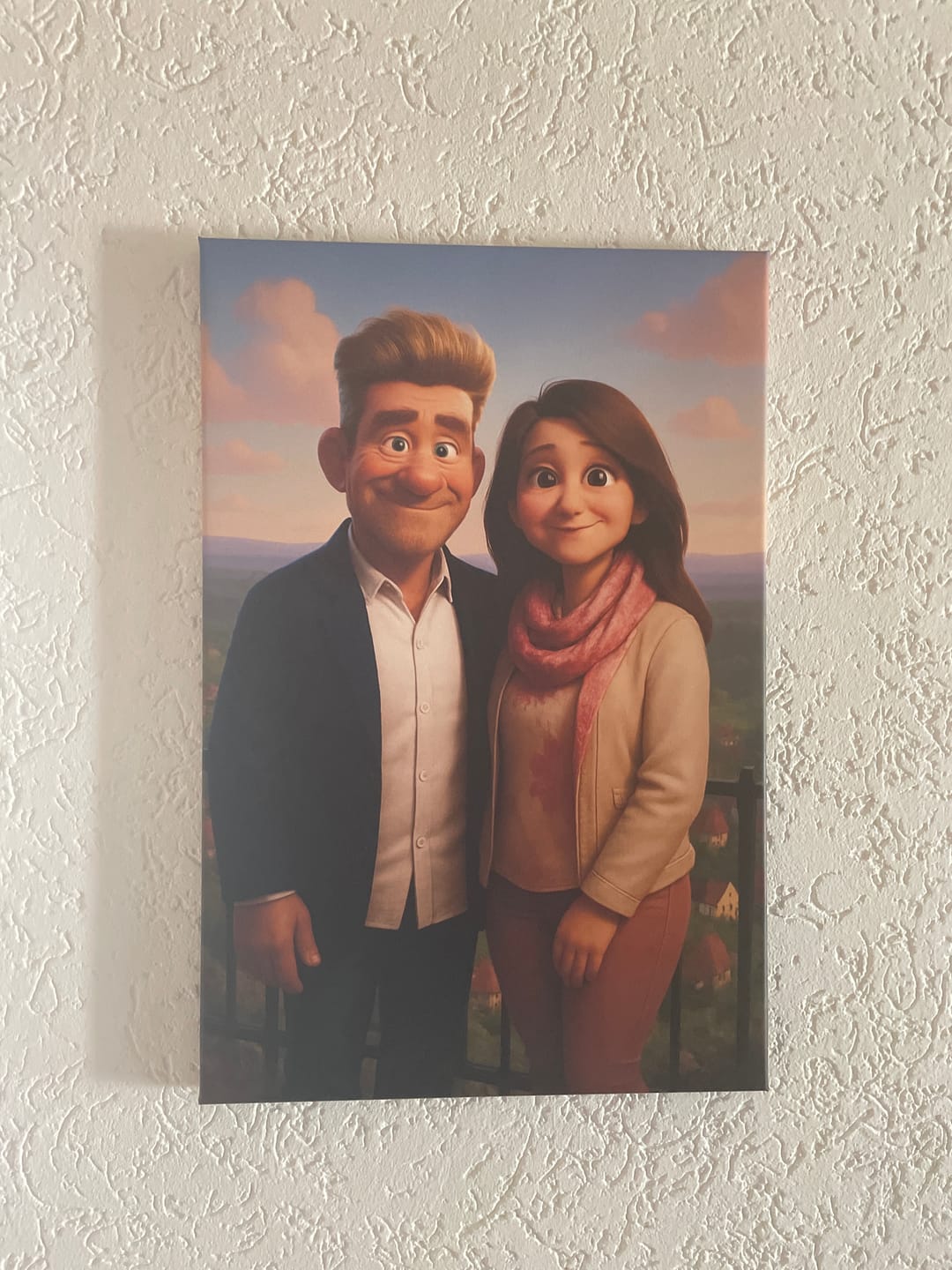 Customer photo review of Personalisierte Leinwand - Animiertes Portrait
