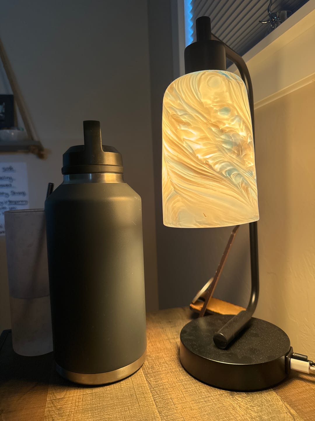 Customer photo review of Vintage Light Bulb Spiral Filament T14 - 40 Watt - Clear