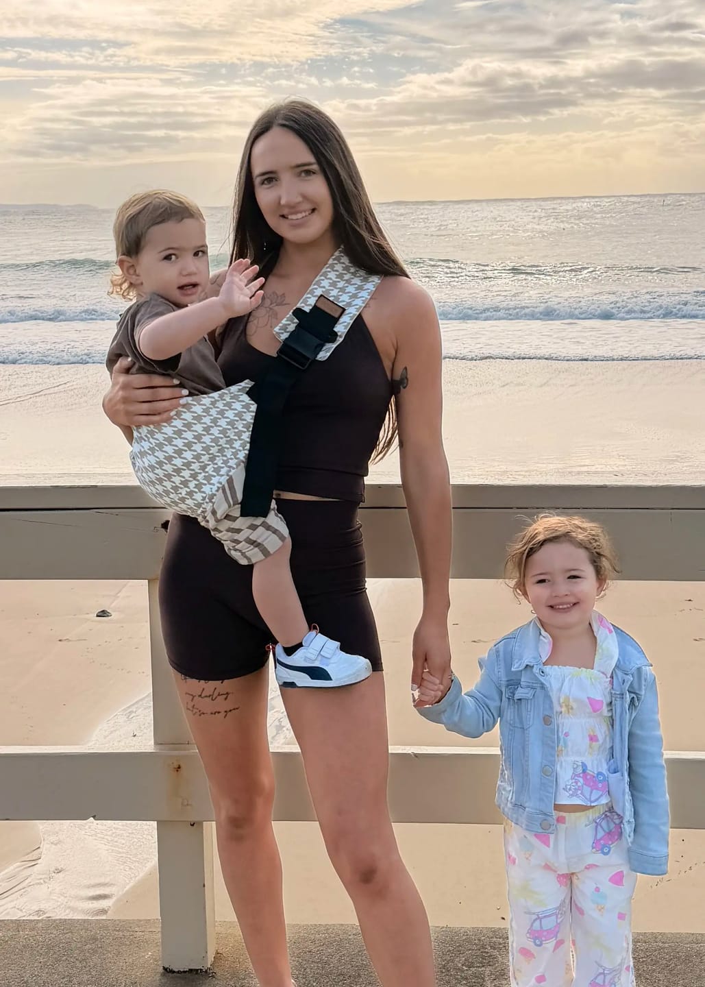 Customer photo review of POUCH™ TODDLER CARRIER