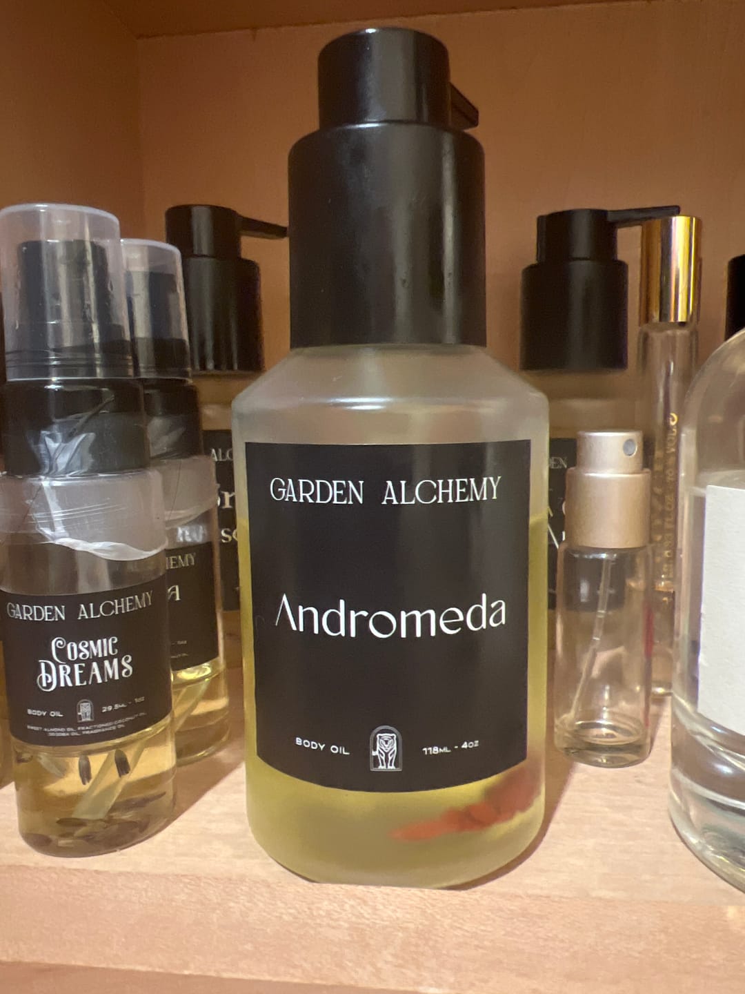 Customer photo review of ANDROMEDA BODY OIL