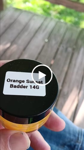 Customer video review of Orange Sunset Badder Wholesale