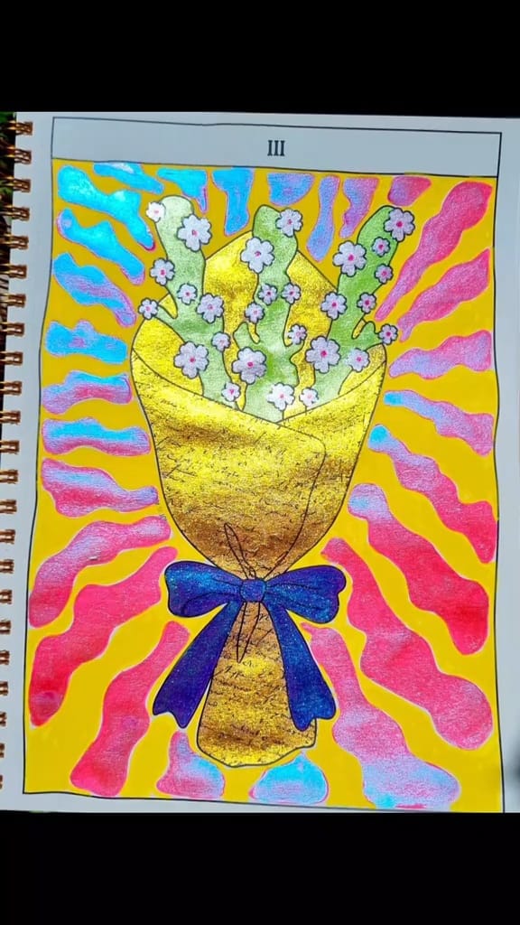 Customer photo review of TAROT PARA COLOREAR: Tomo II - Arcanos menores