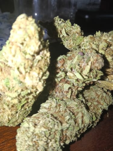 Customer photo review of Black Ice THCA Flower Ounce (28g)