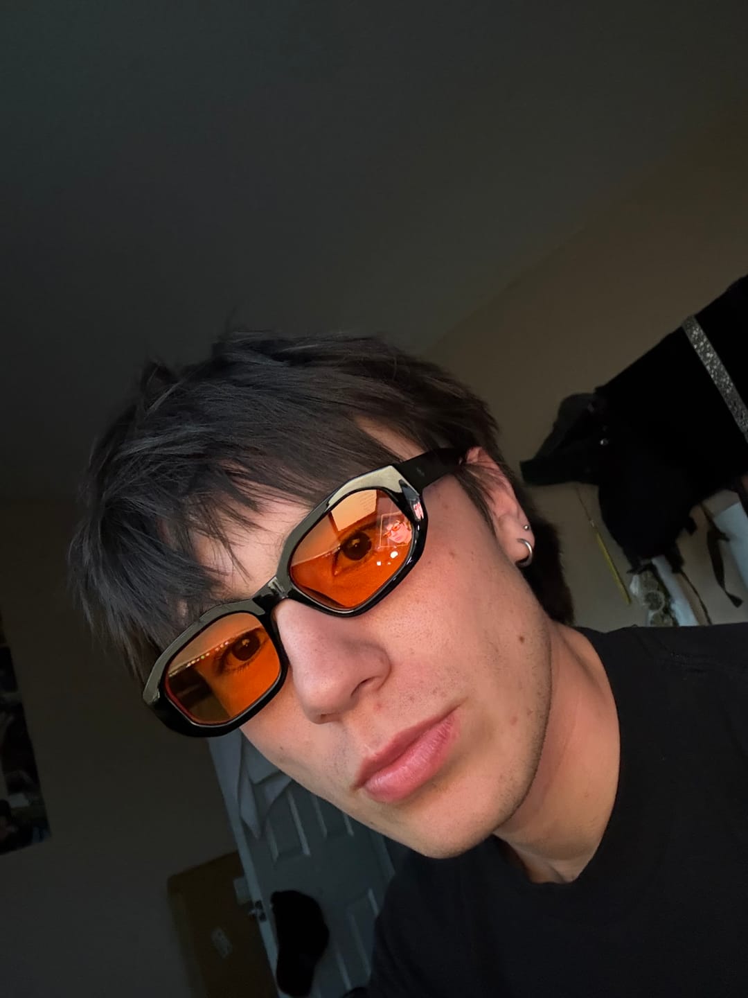 Customer photo review of BLOOD MOON BLUE LIGHT BLOCKERS