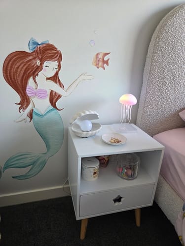 Customer photo review of Ariel the Mermaid Wall Decal