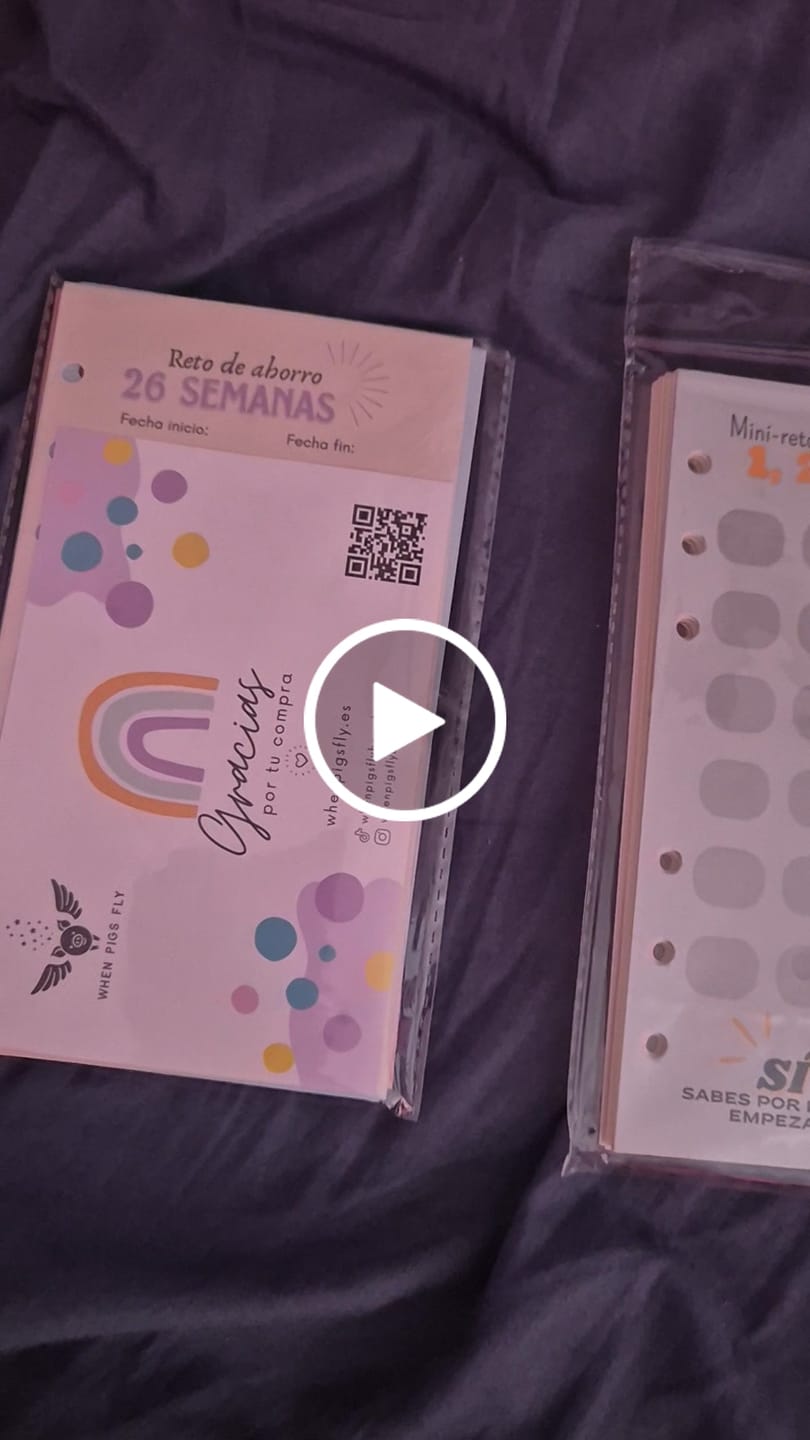 Customer video review of 20 Retos de Ahorro de Rascar A6