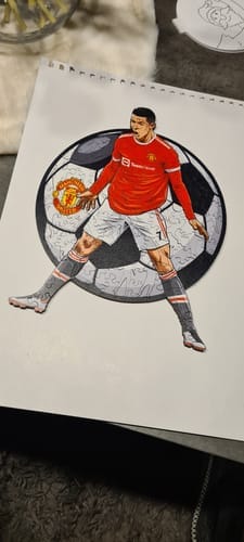 Customer photo review of Cristiano Ronaldo - Holzpuzzle