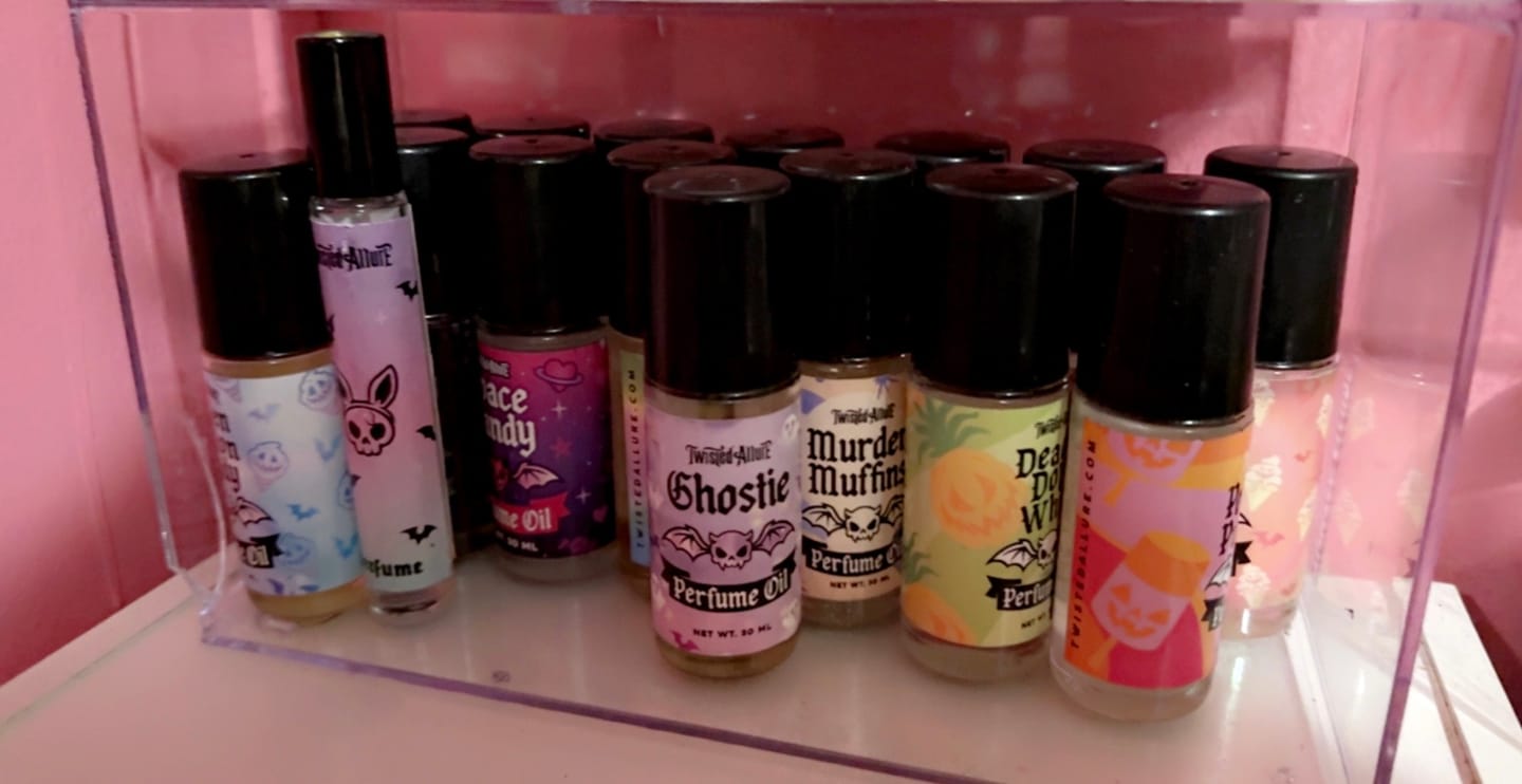 Customer photo review of Space Candy Perfume Oil