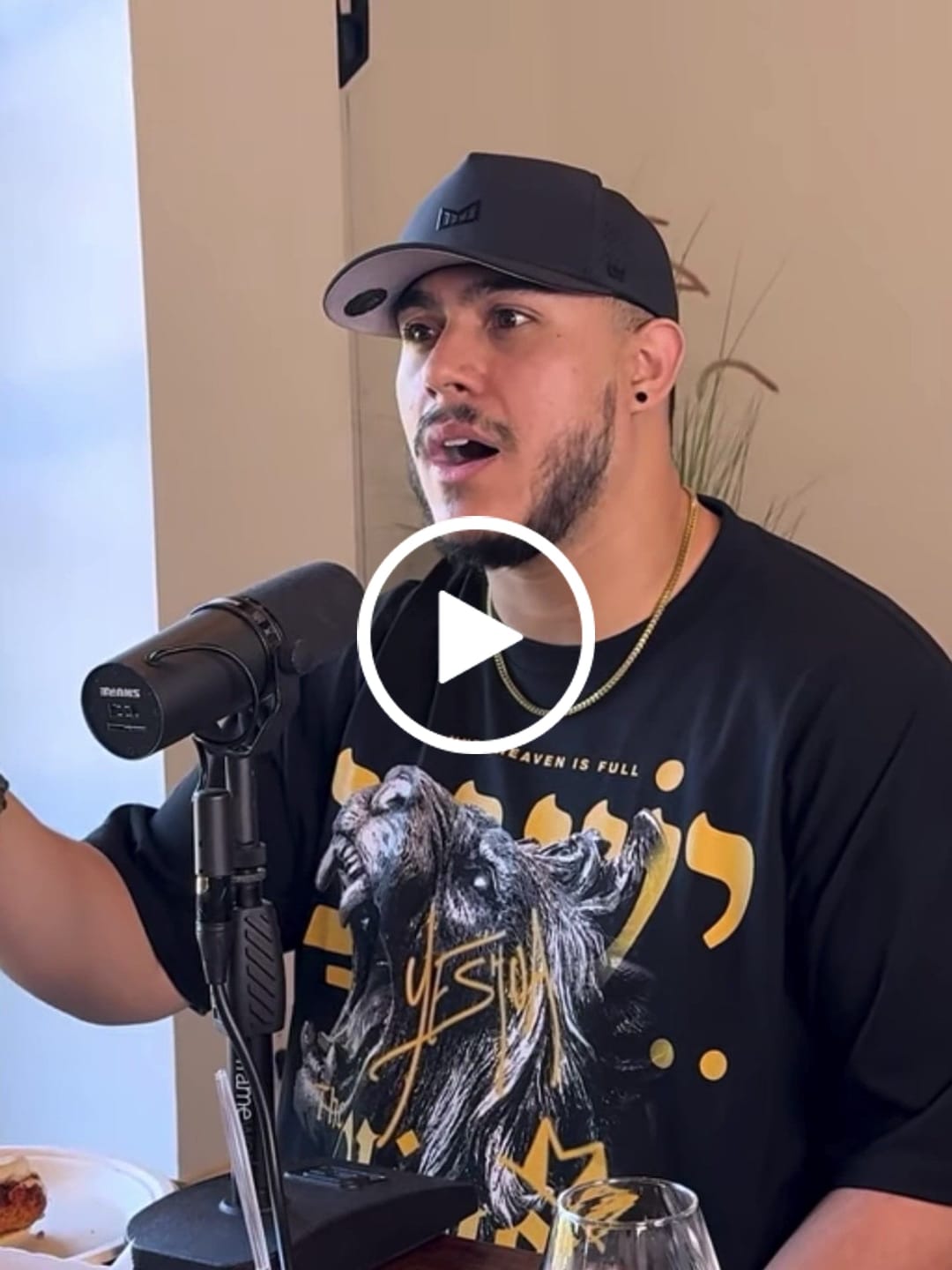 Customer video review of 'Yeshua The King' Front T-Shirt