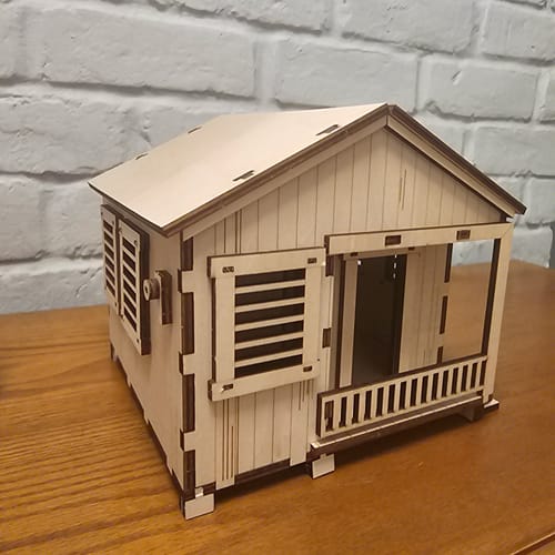 Customer photo review of La Casita de Campo - Modelo Primavera | Manualidad