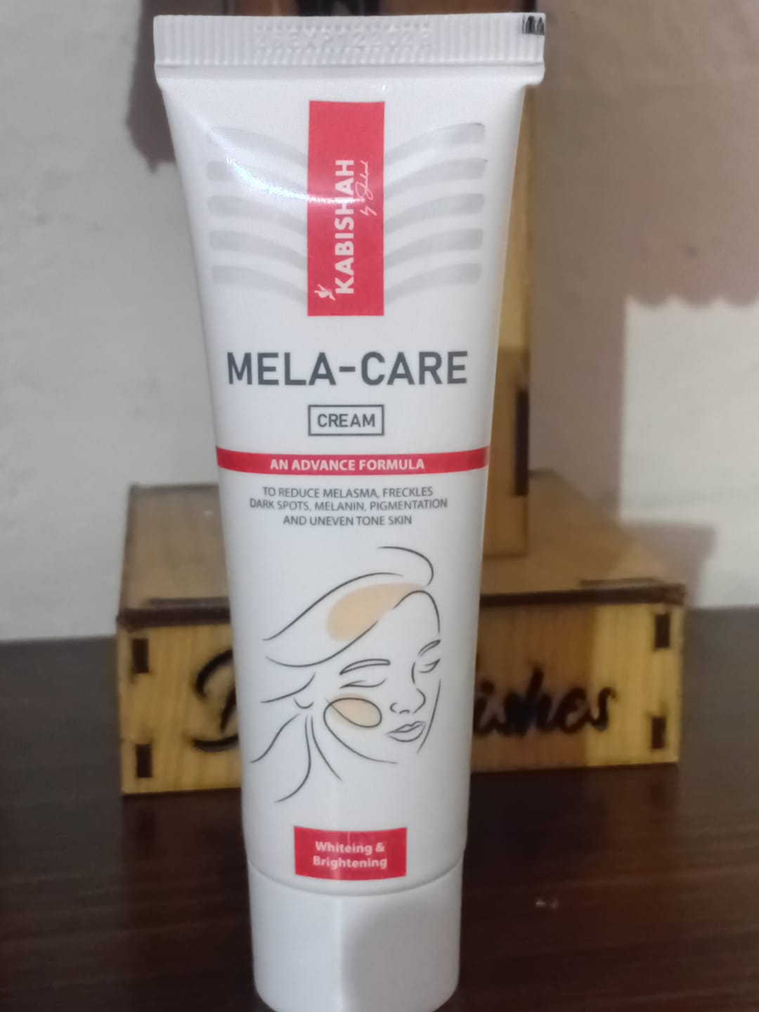 Customer photo review of Mela Care Advanced Brightening Cream