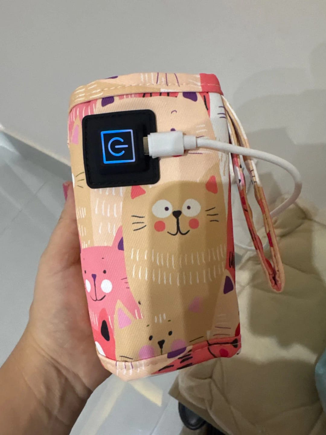 Customer photo review of Calentador de Biberones Portátil USB