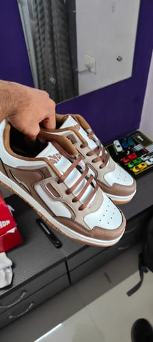 Customer photo review of COOPER Beige Brown
