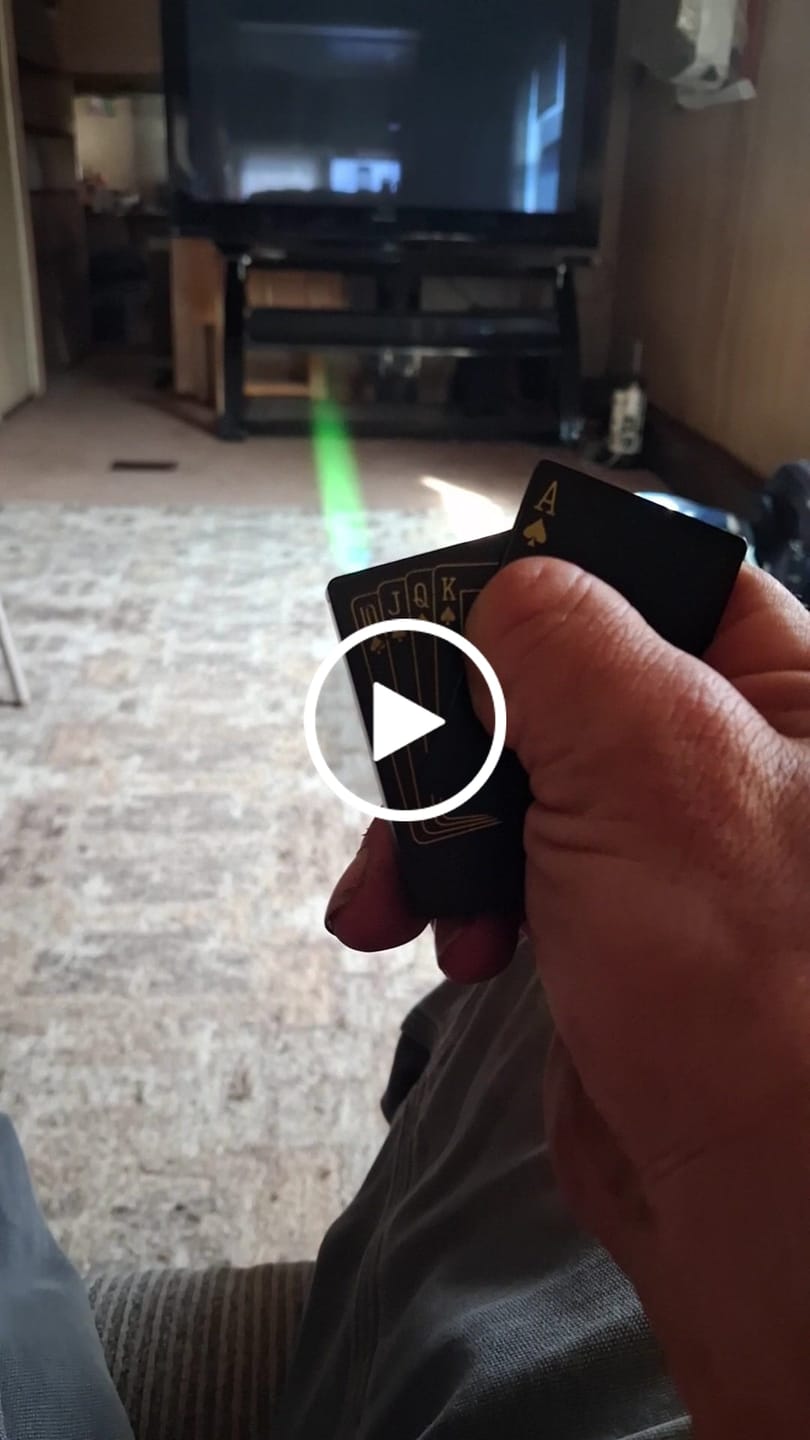 Customer video review of Card Lighter