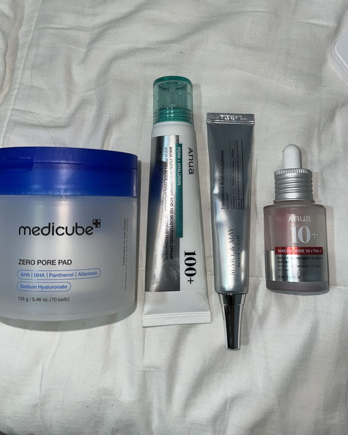 Customer photo review of Tranexamic Acid+ Glutathion Eye Cream