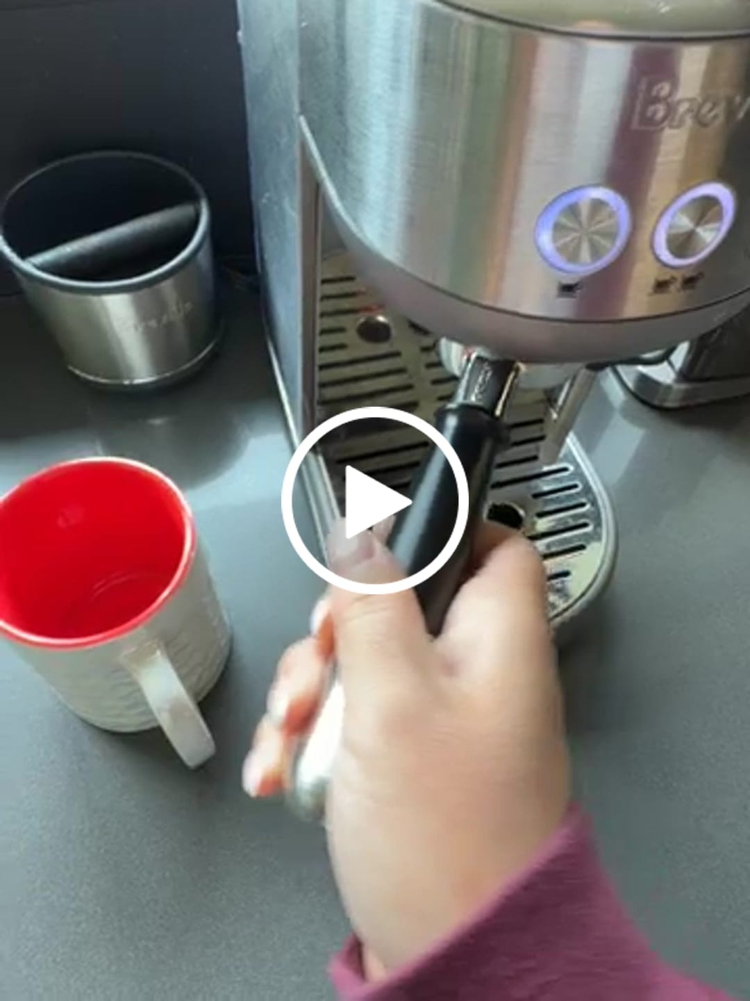 Customer video review of Bottomless Breville 54/58 Portafilter