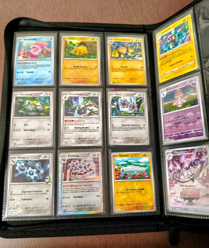 Customer photo review of Lunar Shadow 9-Pocket Trading Card Binder