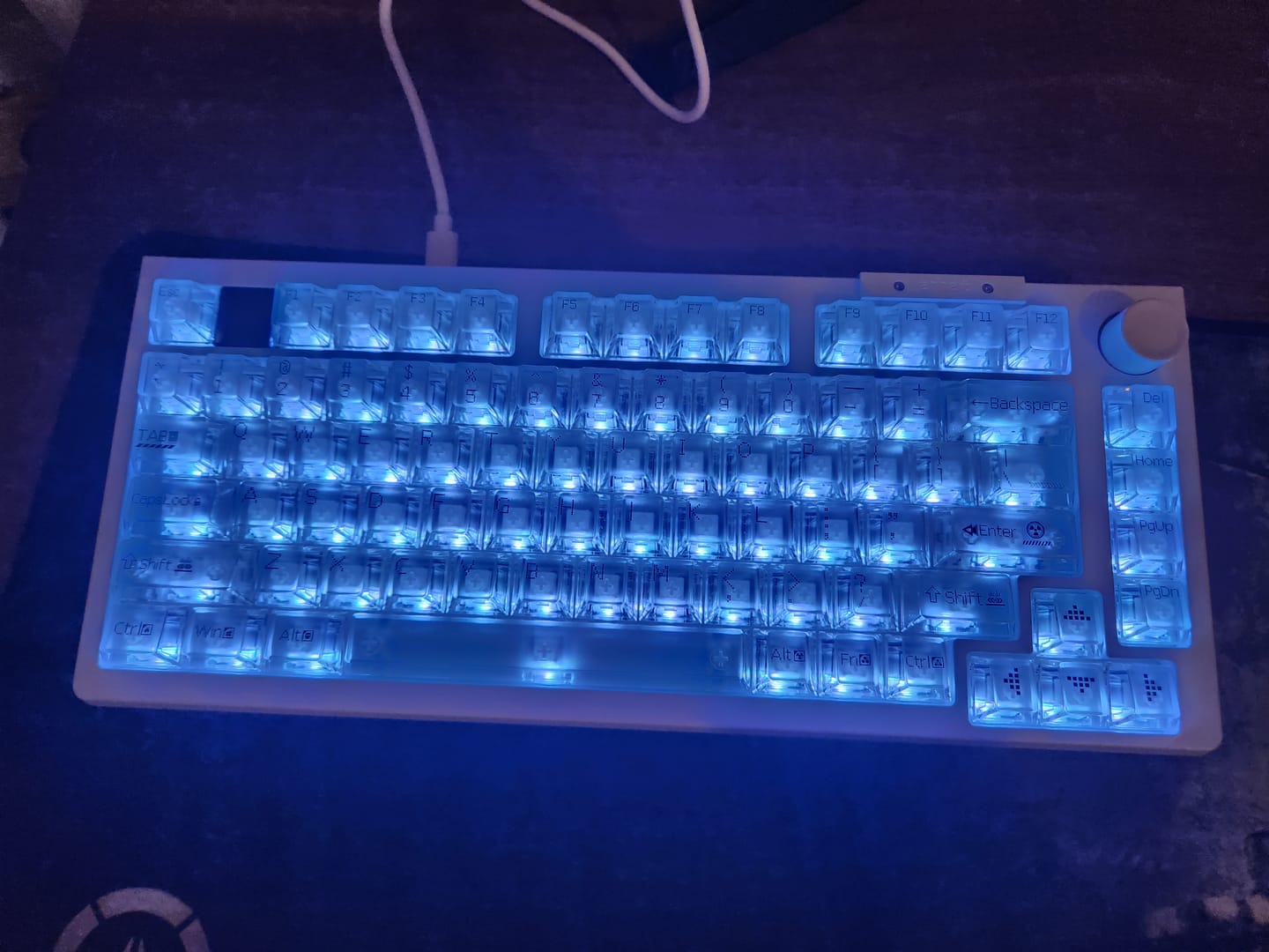 Customer photo review of Darmoshark Top75 HE Wired Klavye (Manyetik Switch / HE)