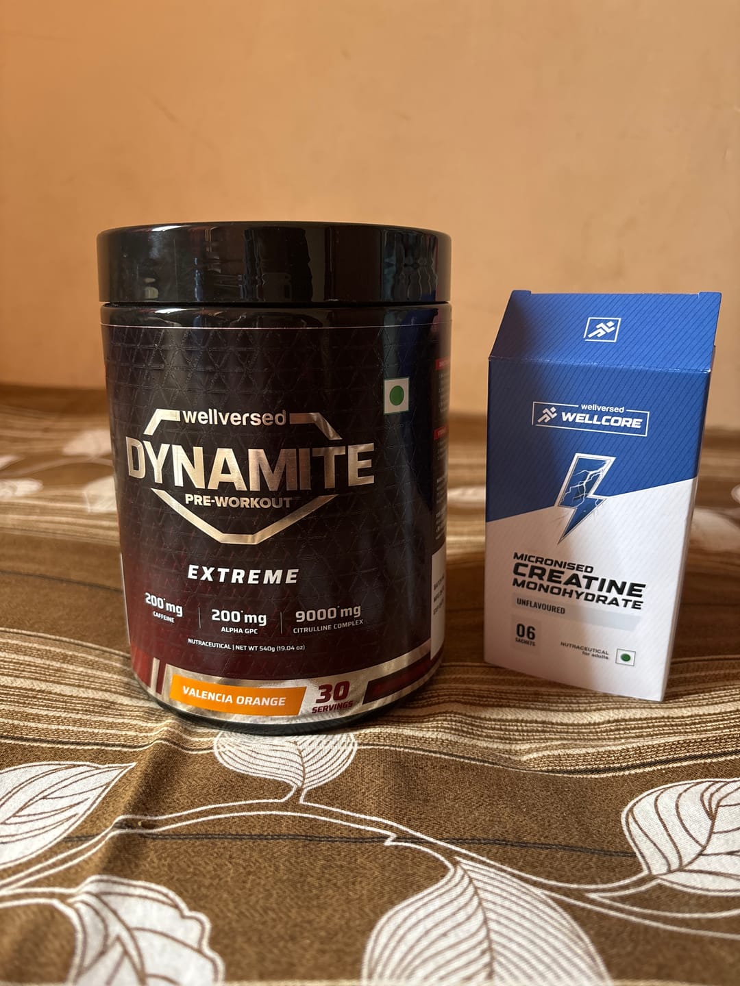 Customer photo review of Dynamite Pre-Workout EXTREME (540g, 30 Servings) | Valencia Orange