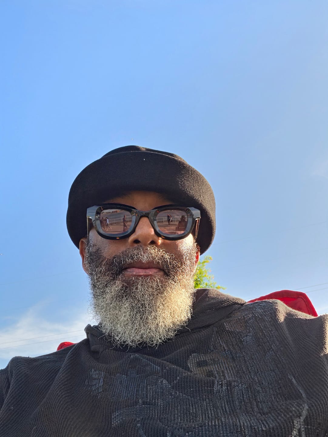 Customer photo review of London Pillbox Hat - Black