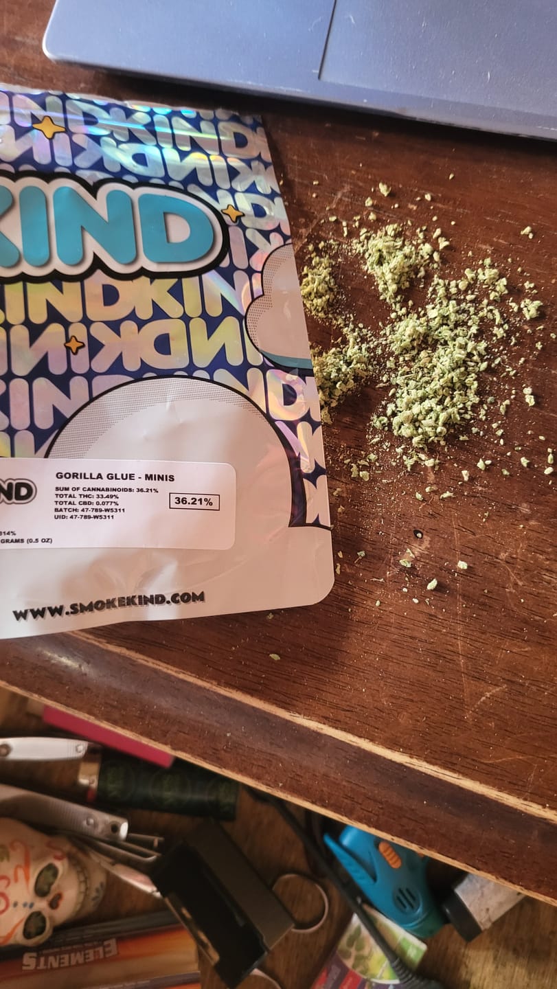 Customer photo review of Gorilla Glue - Minis - 14 Grams - Hybrid
