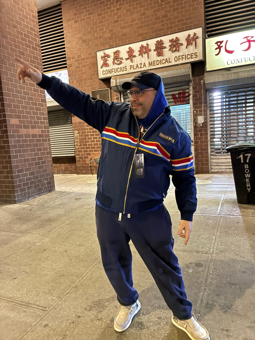 Customer photo review of 1986 Honda F1 Team Aviator Jacket (Blue)