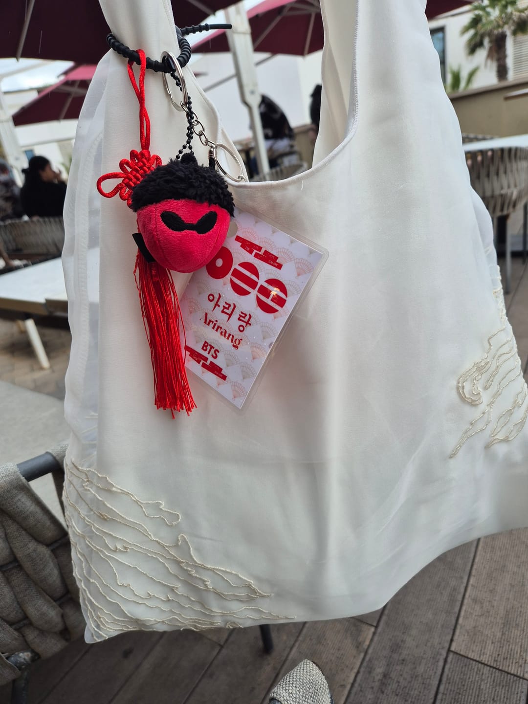 Customer photo review of BTS - BTS X MU:DS ARIRANG COLLABORATION OFFICIAL MD SHOULDER BAG