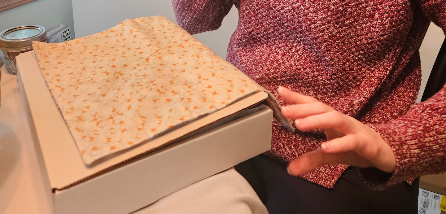 Customer photo review of Packed Popcorn Fabric