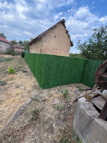 Customer photo review of Декоративна мрежа "Жив плет"