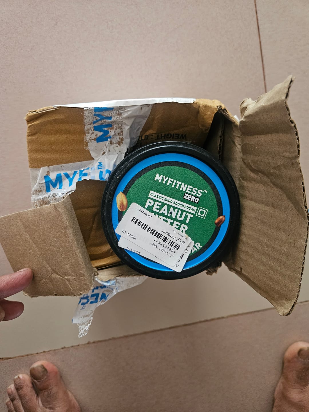 Customer photo review of Wellcore - Creatine Wafer Bar | Chocolate Flavour (Pack of 10)