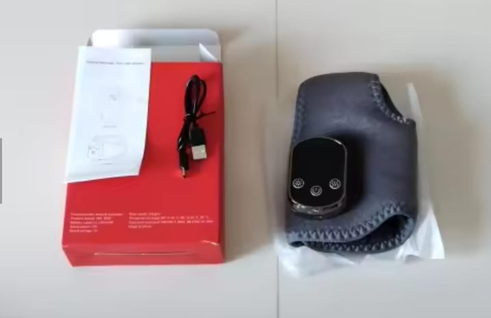Customer photo review of Heated Ankle Massager Brace