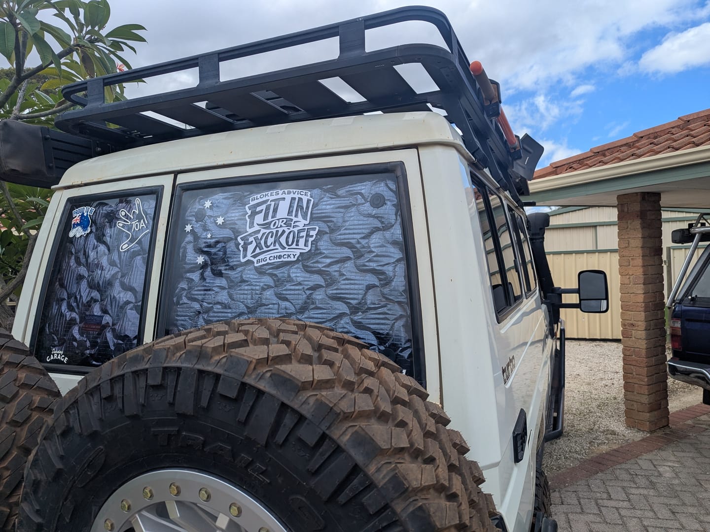 Customer photo review of Big Chocky | Fit In Sticker - 250x215mm
