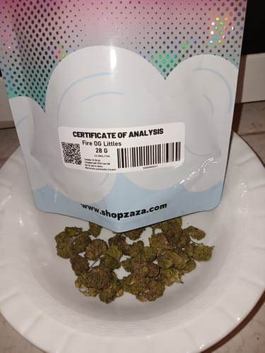 Customer photo review of Fire OG - 28 Grams Littles - Indica