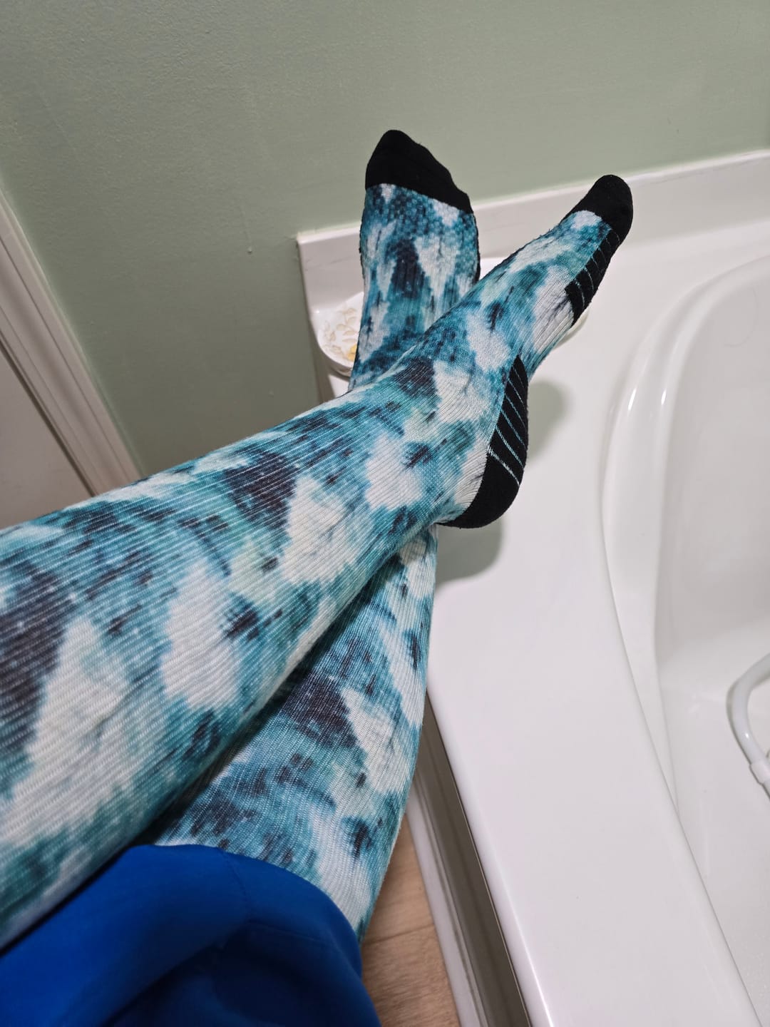 Customer photo review of Winter Forest Compression Socks
