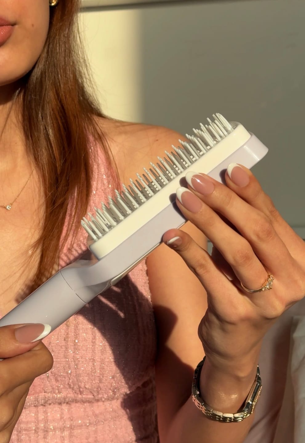 Customer photo review of Koko Self Cleaning Hair Brush