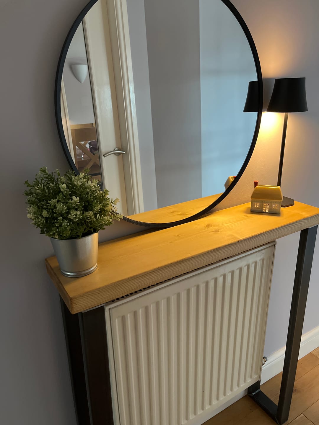 Customer photo review of Rustic Console Table  | 20cm Depth