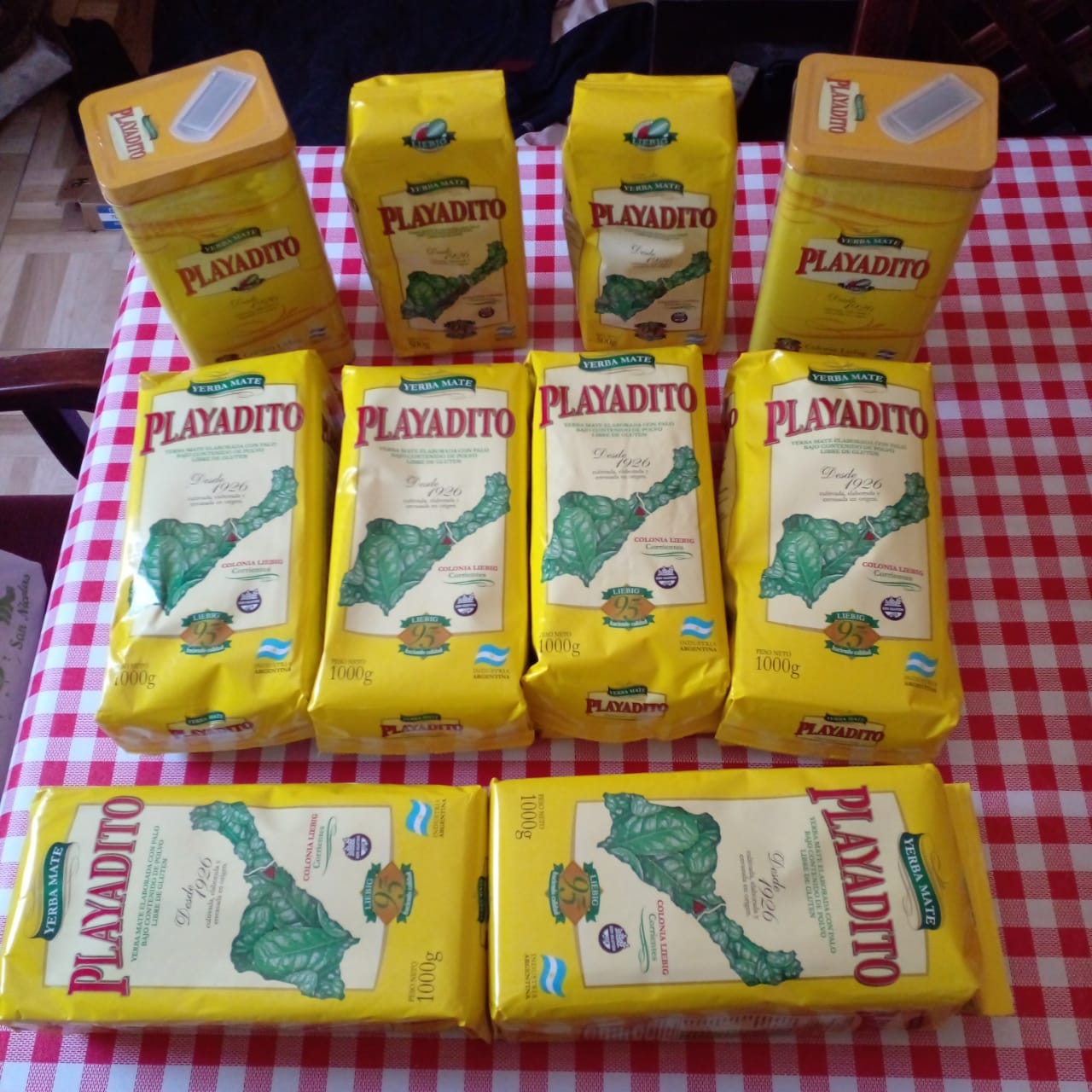 Customer photo review of Yerba Mate Playadito Lata 500grs