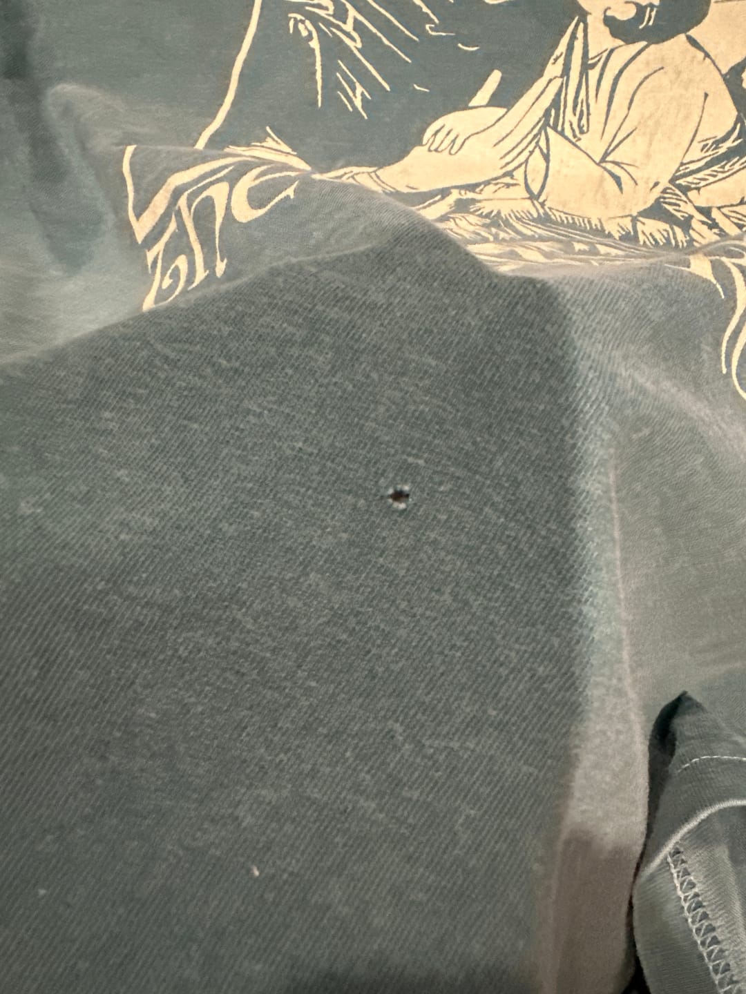 Customer photo review of Theotokos Heavyweight Garment-Dyed Tee