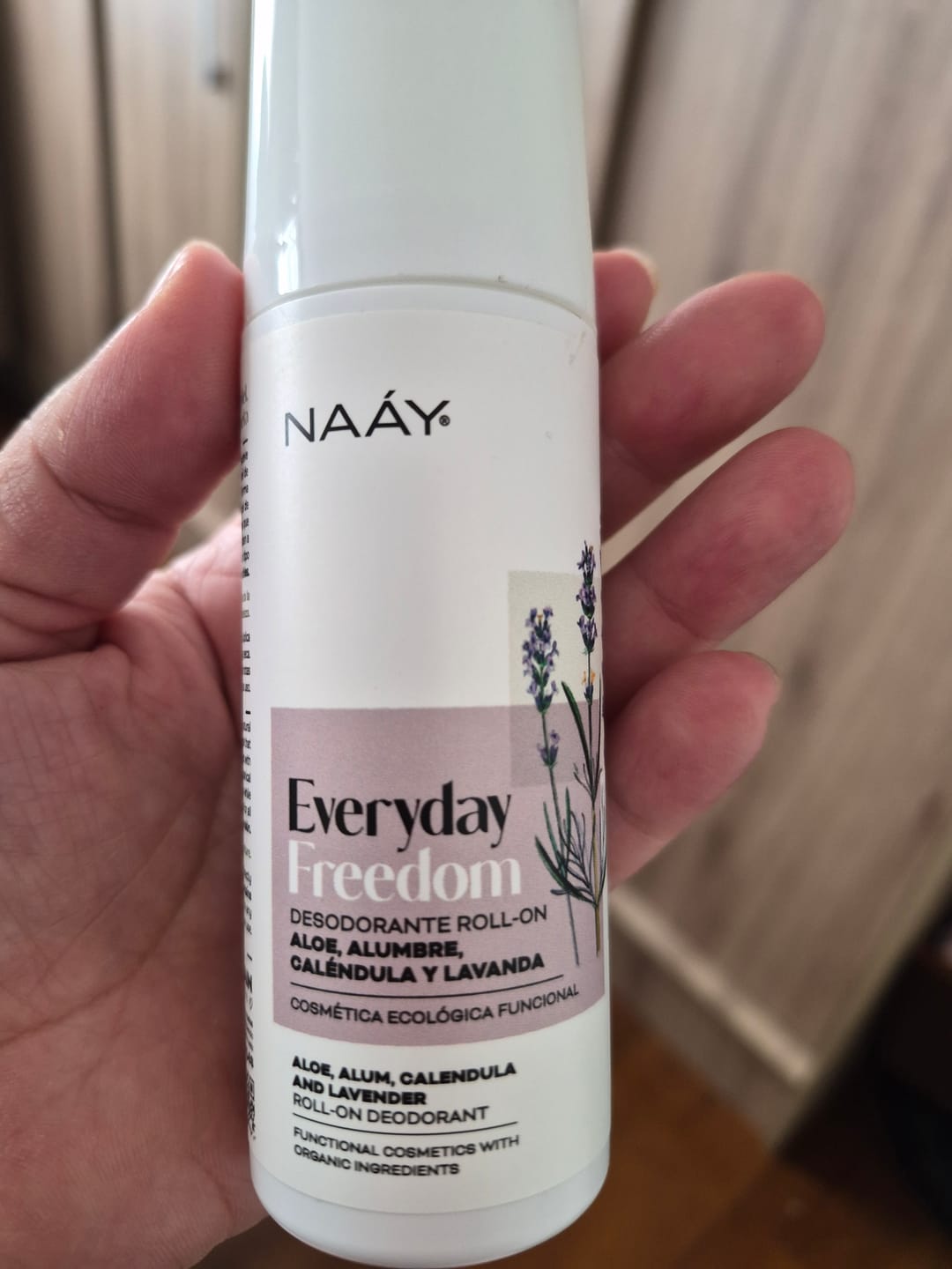Customer photo review of Everyday Freedom | Desodorante Alumbre | Lavanda