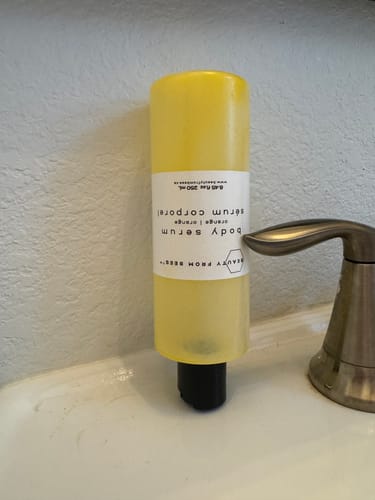 Customer photo review of Body Serum