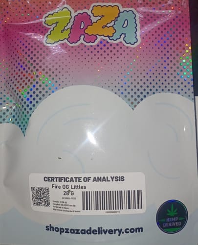 Customer photo review of Fire OG - 28 Grams Littles - Indica