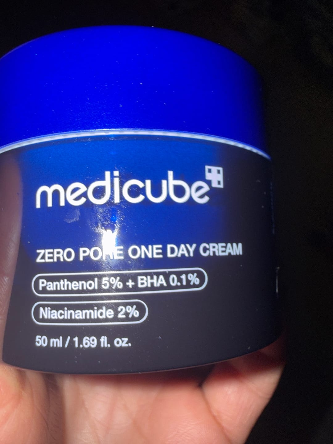 Customer photo review of Krēms ar salicilskābi ādai ar paplašinātām porām Medicube Zero Pore One Day Cream