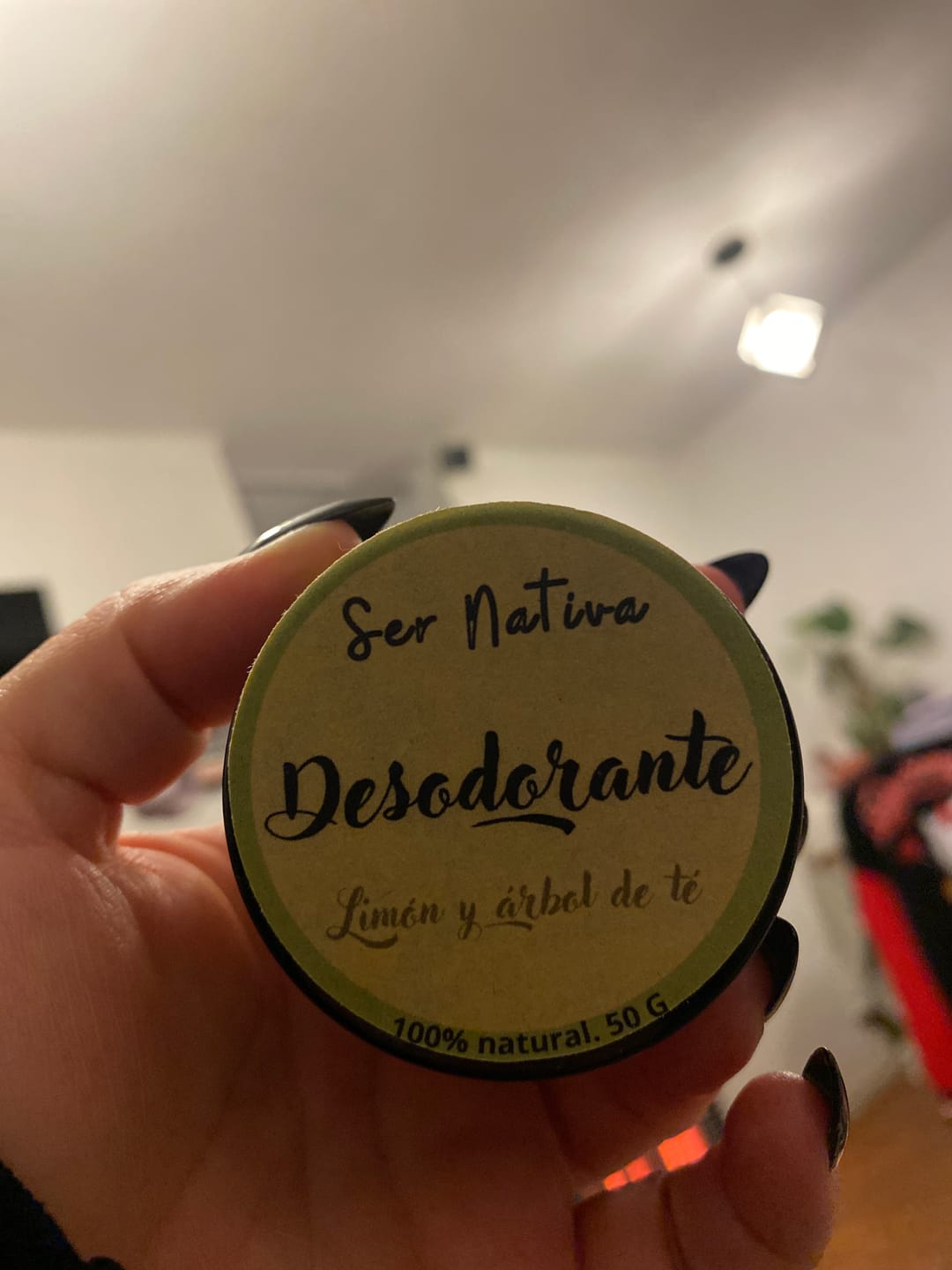 Customer photo review of Desodorante Natural en crema