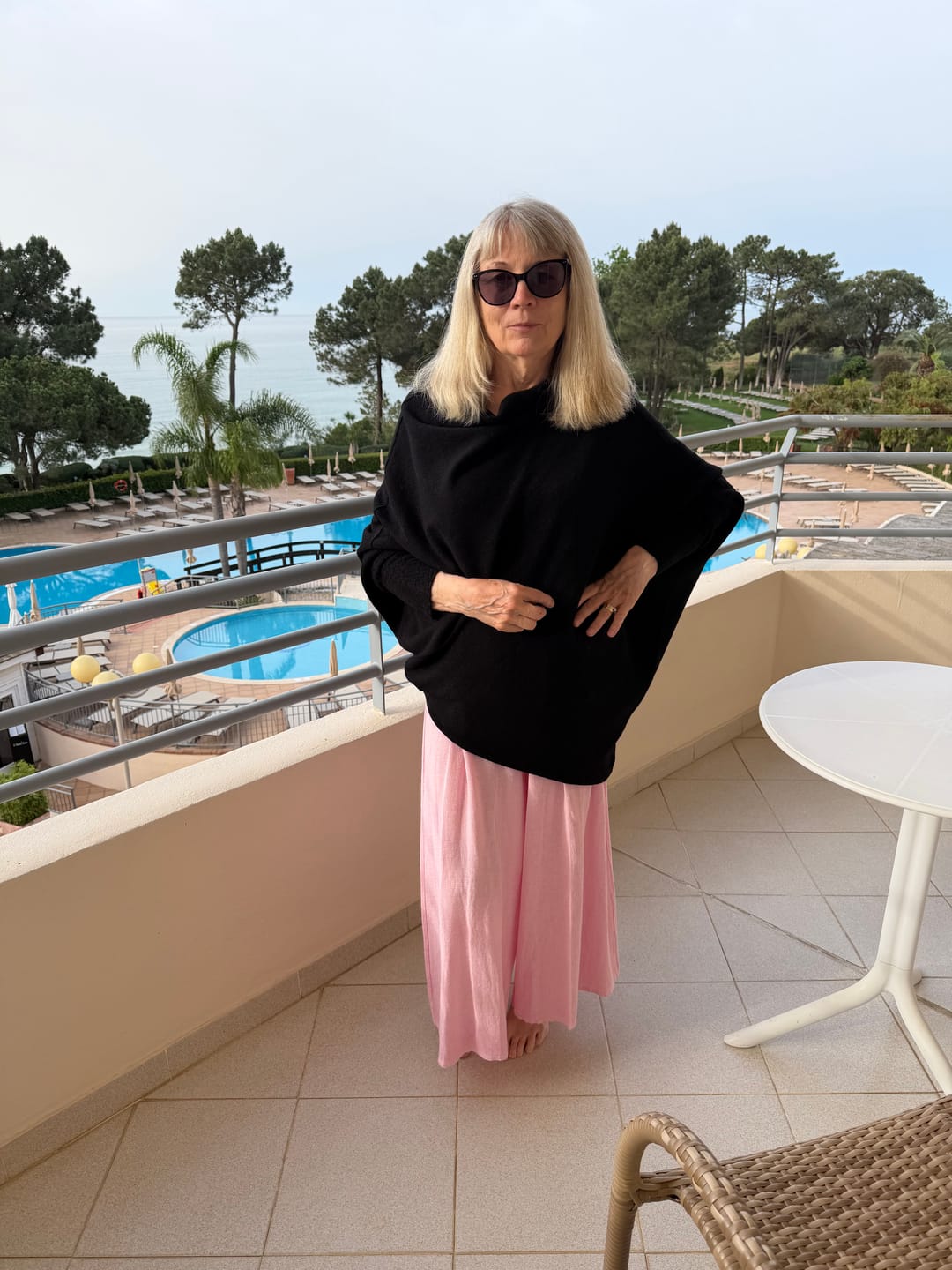 Customer photo review of Asymmetric Slouch Italian Soft Knit