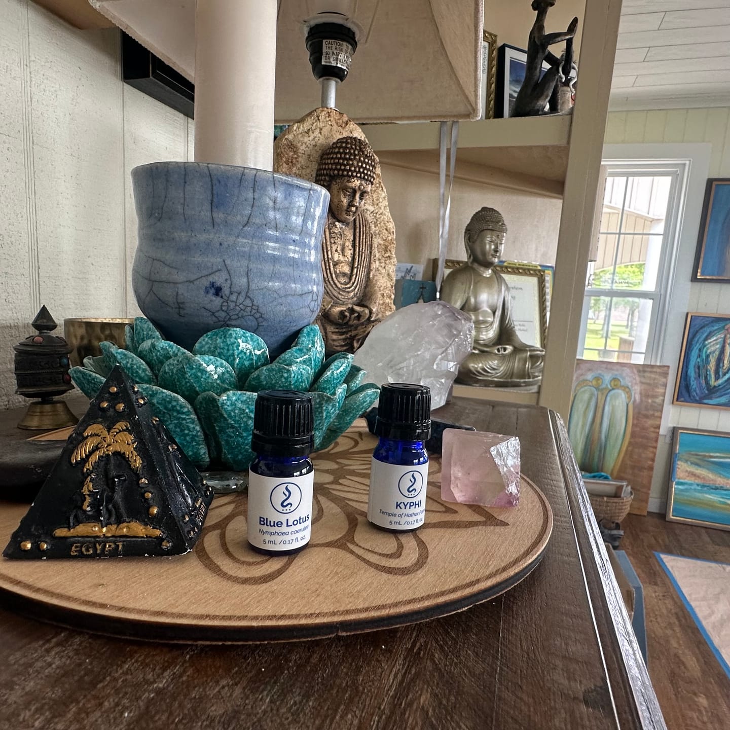 Customer photo review of True Egyptian Blue Lotus Oil 5 mL | Cold-Pressed