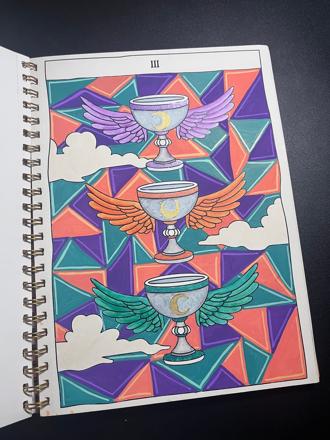 Customer photo review of TAROT PARA COLOREAR: Tomo II - Arcanos menores