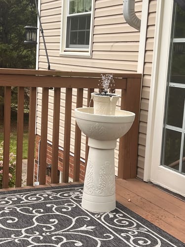 Customer photo review of Lecce Cordless Fountain