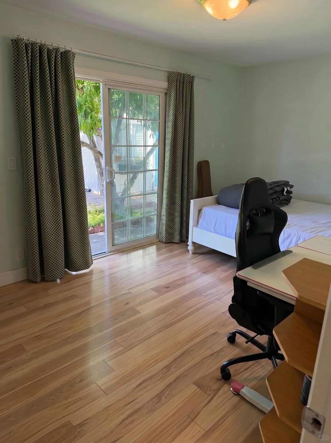 Customer photo review of 85% Blackout Pinch Pleated Curtains | Modern Pixelated Check Design, Noise Cancelling for Bedrooms & Media Rooms (Frankie)